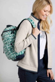 Weird Fish Nahla Printed Nylon Backpack - Dark Jade