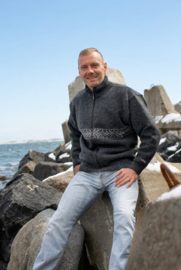 Norwool Windstopper  Vest - 100% pure nieuwe wol - donkergrijs (uniseks)