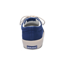 Sebago Docksides John Canvas blauw (K)