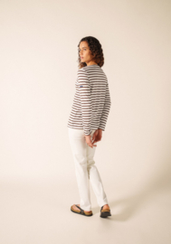 Saint James MINQUIDAME Shirt - Neige/Expresso