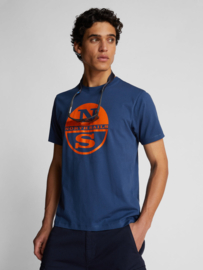 North Sails T-Shirt W/Graphic  - Dark Denim SS22