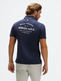 North Sails - POLO S/S W/GRAPHIC - Navy Blue - SS21