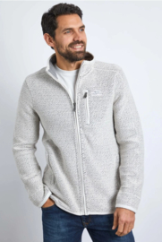 Weird Fish - Stern 1/4 zip Eco Macaroni - Ecru