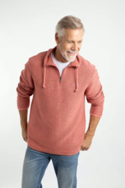 A Weird Fish Cruiser 1/4 Zip Eco Macaroni Sweatshirt - Nantucket