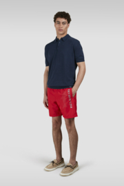 x Paul & Shark Riviera Garment-dyed cotton polo with a distressed effect