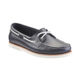 Wuzzos Whitaker Boat Shoe - Navy Blue