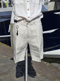 Paul & Shark Striped Linen Bermuda Shorts