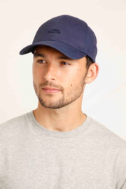 Weird Fish Scarfell Unisex Washed Branded Cap - Navy