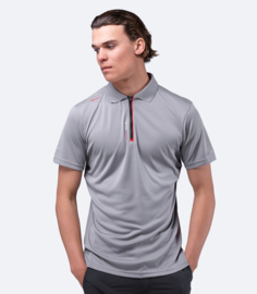 Zhik UVActive Zip Sports S/S Mens Polo - Grey