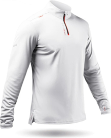 Zhik UVActive High Collar 1/4 Zip  LS Top Mens - White