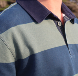 Mousqueton Genois-B Rugby Polo - Marine/Oyat