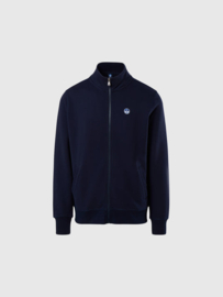 North Sails Basic Full Zip Sweatshirt- Navy Blue