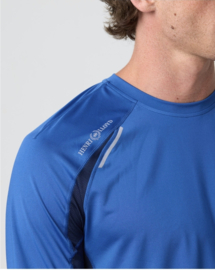Henri Lloyd Men’s Dynamic Dri Fast LS Tee - Cygnet Blue