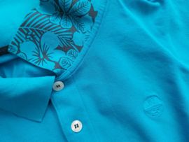 North Sails - POLO S/S W/EMBROIDERY - Vivid Blue - SS21