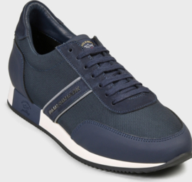 Paul & Shark Nylon And Leather Sneakers - Navy SS22