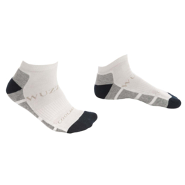 Wuzzos COOLMAX® Ankle Socks - White