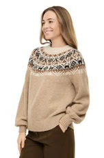 Apu Kuntur Solana Alpaca Sweater - Mandel