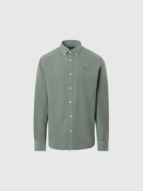 North Sails Shirt L/S Regular Button Down - Military Green