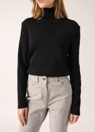 Saint James Houat Turtleneck Sweater - Navy