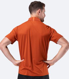 Zhik Mens UVActive™ Short Sleeve Polo - Red Earth