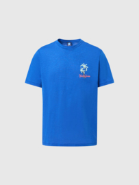 North Sails Slub T Shirt Short Sleeve Summer - Ocean Blue
