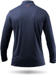 Zhik UVActive High Collar 1/4 Zip  LS Top Mens - Navy