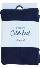 Weird Fish Una Plain Tights - navy