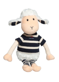 Saint James Agneau knuffel - marine/ecru