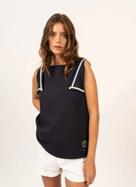 Saint James Canisy top  - navy foncé SS23