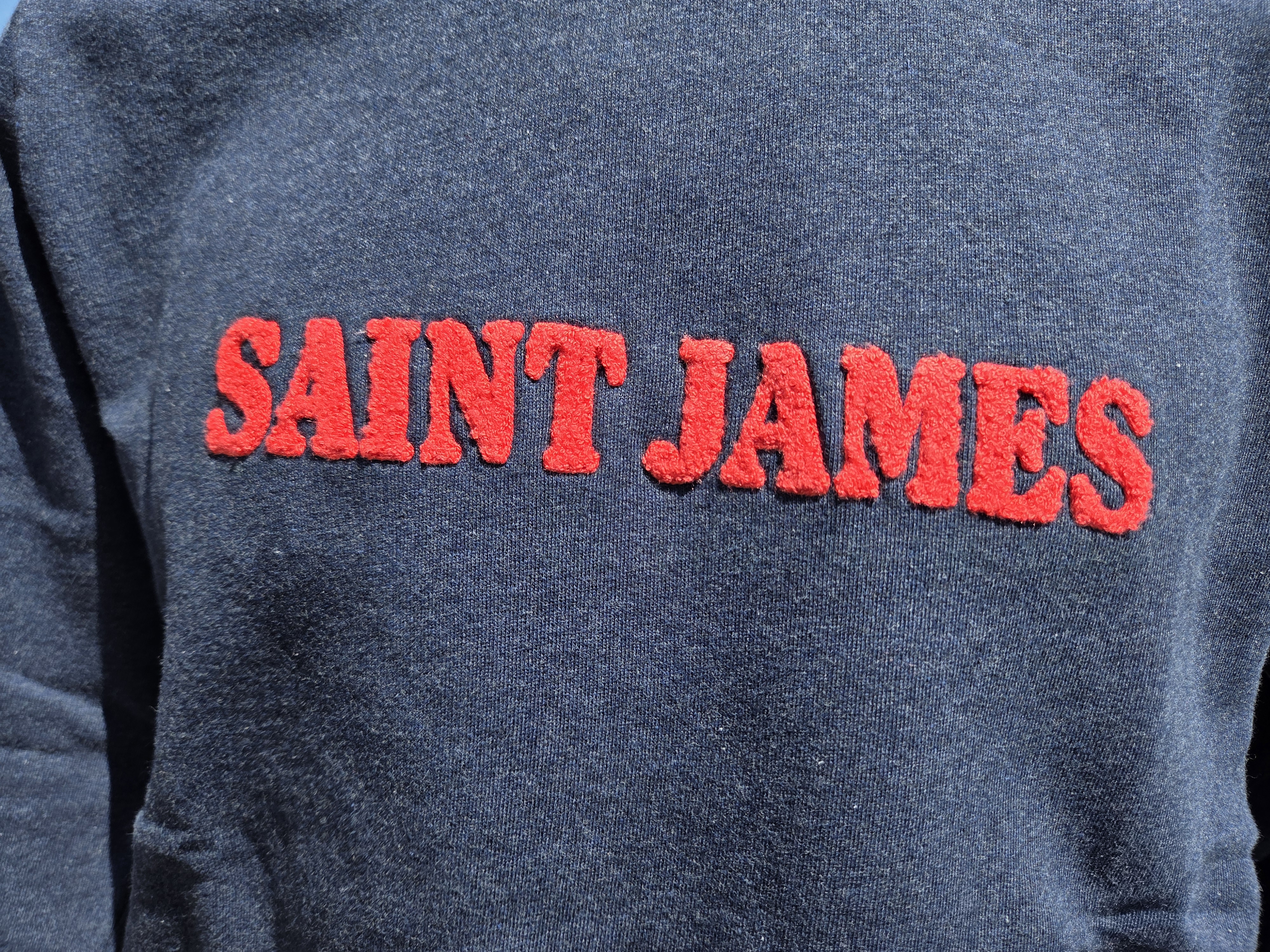 Saint James Solal Sweater -  Denim Ch/Rodeo