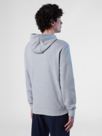 North Sails Hoodie Sweatshirt W/Graphic - Grey Melange