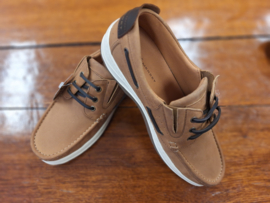Sommerset Somerton Leather Boat Shoe Slip in / Instapper - Cognac