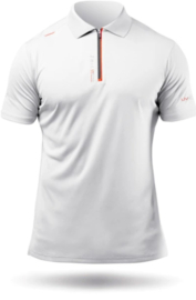 Zhik UVActive Zip Sports S/S Mens Polo - White