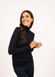 Saint James MODENE Turtleneck sweater - Navy