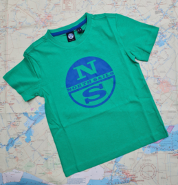 North Sails T-Shirt with Graphic  - Garden Green