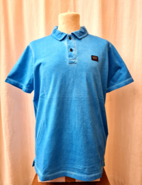 Paul & Shark Poloshirt Cotton  - faded cobalt blue SS23