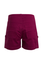 Weird Fish Willoughby Organic Summer Shorts - Boysenberry