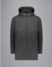 x Paul & Shark Save the sea Re-Goose Down urban parka with Shark fin - Grey