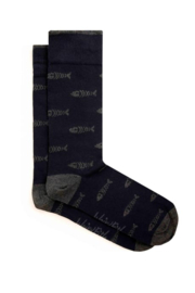 Weird Fish RONAN Eco Branded Socks 3 Pack - Navy