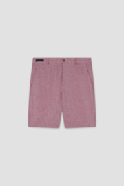 Paul & Shark 100% Linen Bermuda Shorts - Rapture Rose