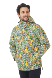 Mousqueton Larmor anorak met kangoeroezak - Salicorne Vetiver
