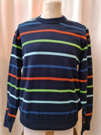 Paul & Shark Roundneck Cotton Sweater - Stripes SS23