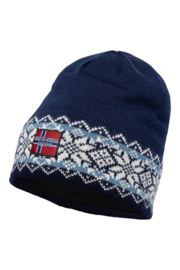 Arctic Circle Odin Beanie - Dark Grey / Light Blue / White /Dark Blue