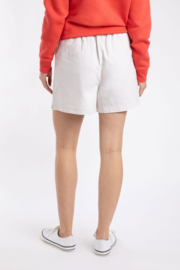 Weird Fish Jardin Cotton Twill Shorts - Natural