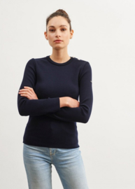 Saint James Sweater Round Neck Maree II U Wool Navy (W)