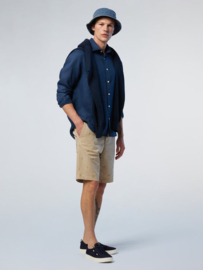 North Sails Shirt LS Regular Spread Collar - Dark Denim