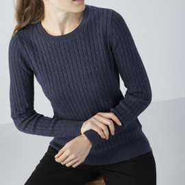 Henri Lloyd Peyton Cable Crew Neck Knit Navy (W)