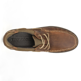 Wuzzos Endeavour Boat Shoe - Dark Brown