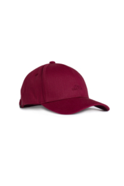 Weird Fish SCARFELL Peached Herringbone Cap - Garnet