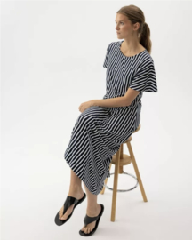 Holebrook Ellen Capsleeve Dress - Navy/Off White
